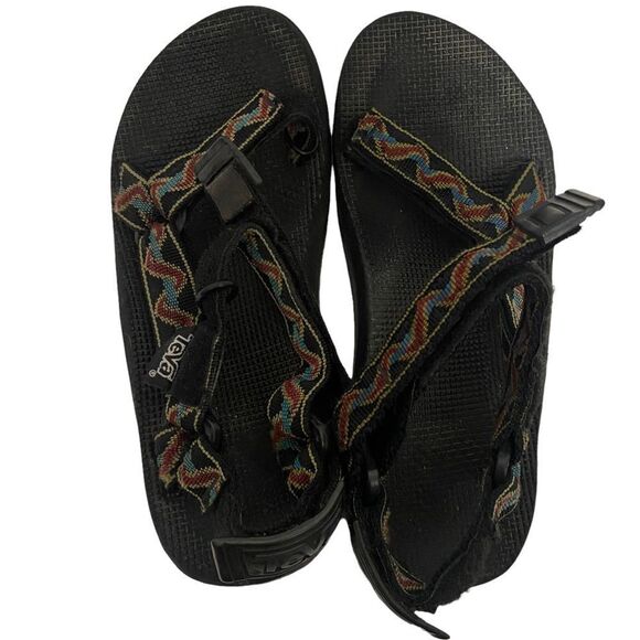 Teva Patterned Velcro Strap Outdoor Comfort Hiking Sandals - Picture 2 of 6